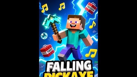 ⛏💎 Falling Pickaxe Gameplay – Chat Controls the Game! ⛏💎 #shorts