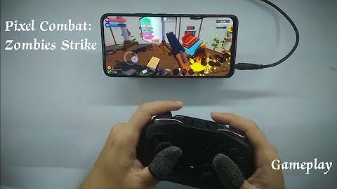 Pixel Combat: Zombies Strike| Gameplay with Controller | Gyro Aiming | Flydigi Apex 2 | HandCam
