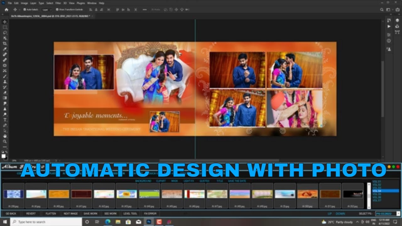 Automatic Album Design According to Your Image By Album Fx Pro 2 0