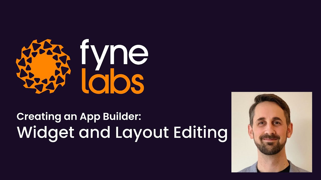 Creating an App Builder 10: Editing Widgets and Layouts - YouTube