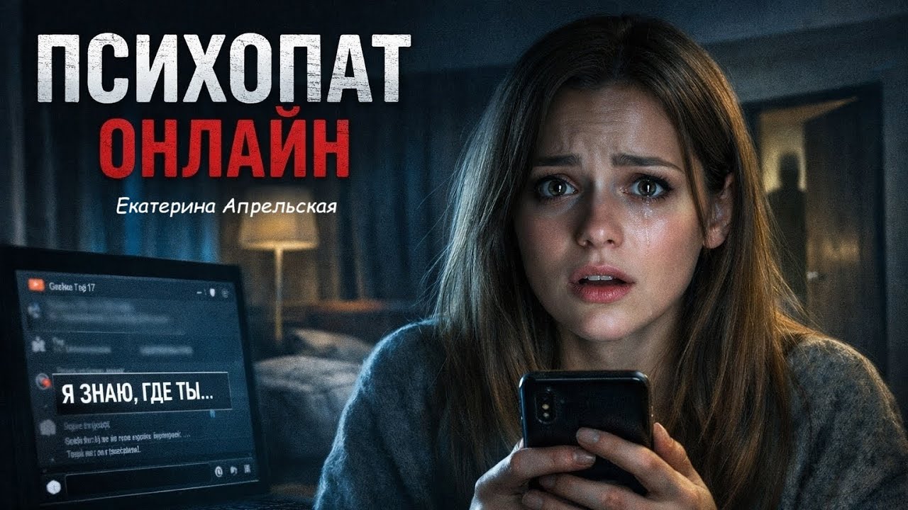 ПСИХОПАТ ОНЛАЙН! Основано на реальных событиях. Страшные истории на ночь. Ужасы. Мистика
