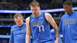 Luka Doncic Out With Calf Strain! Jazz Sweeping Mavs 1st Round?