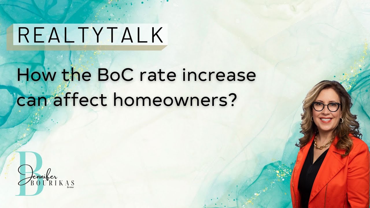 How the BoC rate increase can affect homeowners - YouTube