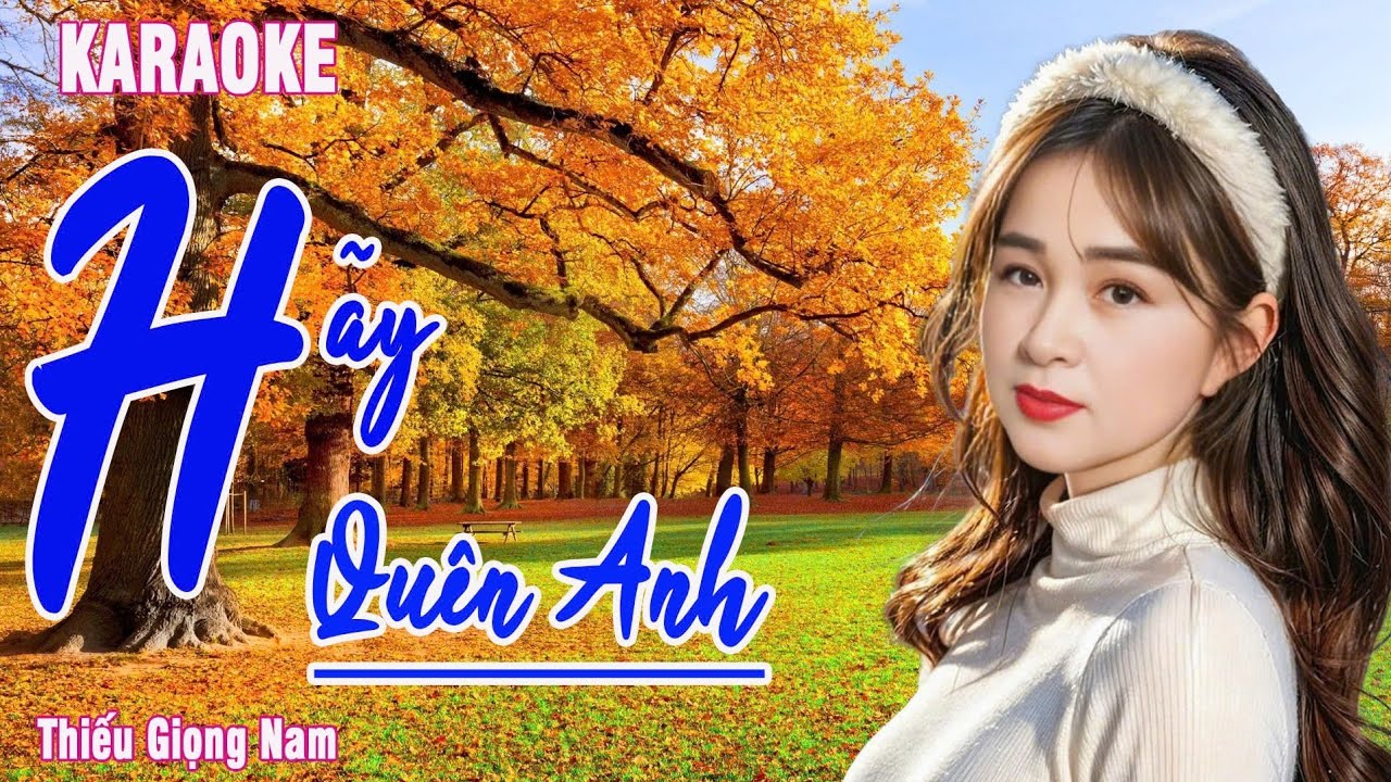 🔥 Hãy Quên Anh _ Karaoke Thiếu Giọng Nam Song Ca Với Sầu Riêng _ Beat Thái Tài