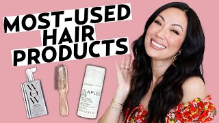 My Most-Used Hair Products! Best Products to Smooth Frizzy Hair & Get Soft Waves | Susan Yara screenshot 1