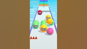 Ball Run 2048 - Gameplay All Levels (Android, iOS) Level-80