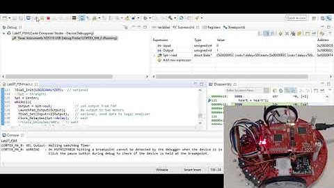 TI-RSLK Lab 7-1 Finite State Machine example