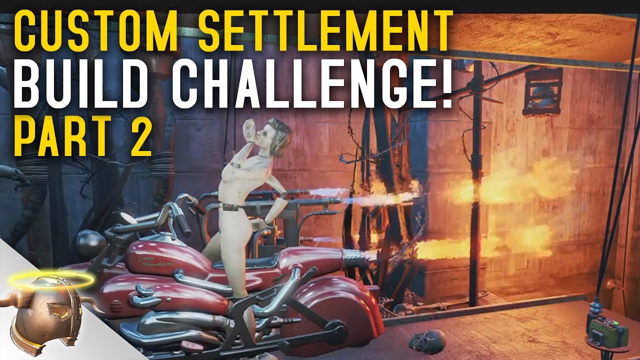 FALLOUT 4: MECHANIST LAIR Settlement Build Competition! - Part 2 | RangerDave
