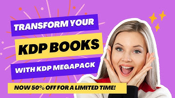 Transform your KDP Books with KDP MEGAPACK - Now 50% off for a limited time