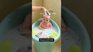 “Amazon Baby Bath Tub Hack! 🛁💖  | “This Baby Bath Tub is a Game-Changer! 🍼✨ #amazonfinds”#shorts”