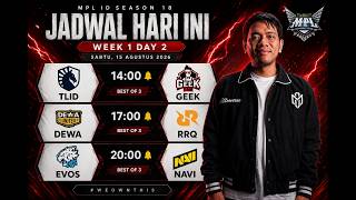 EVOS VS NAVI MPL ID S18