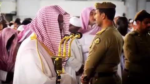 ما تيسر من سورة المائدة فضيلة الشيخ سعود الشريم أطال الله في عمره