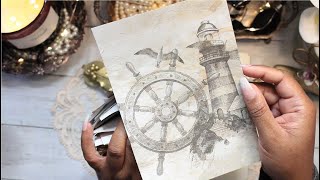 ASMR | Vintage Journal Diary | No Talking | Vintage Paper Sounds | Relax With Me | Journal With Me.