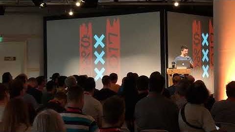 Opening the Perl Conference in Amsterdam 2017