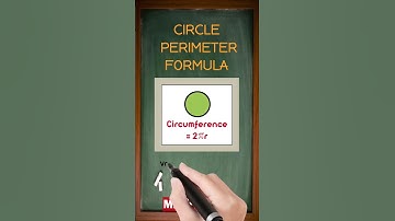 What is the Perimeter Formula of a Circle? | Easy Explanation in 30 Seconds | MATHalino123