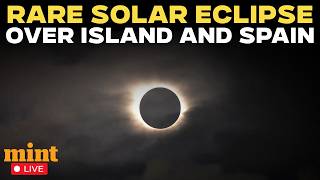 LIVE: Rare Solar Eclipse Sweeps Across Iceland and Northern Spain