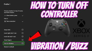 Xbox Series X How To Turn OFF Controller Vibration BUZZ