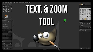 GIMP Tutorial #3: Text tool, and Zoom tool | GIMP Tutorials