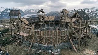 What If the Vikings Built the Colosseum? | Construction Timelapse