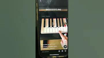 I tried learning from a TikTok Piano Tutorial with over 10 Million  Views