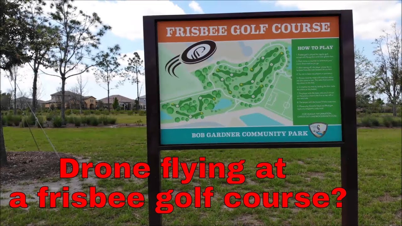  Drone Flying Bob Gardner Community Park Frisbee Golf Lakewood