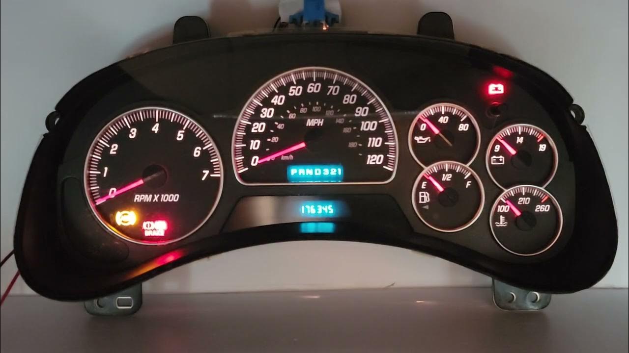 20022004 GMC ENVOY USED INSTRUMENT CLUSTER 15195442 YouTube