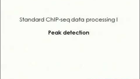 L10-1 ChIP-seq II - NGS lecture series 2011