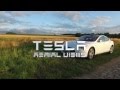 1 min serie ep 3: TESLA Model S aerial views with DJI Phantom 3 Pro