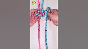 Rope Knot hack 💡 DIY step by step guide