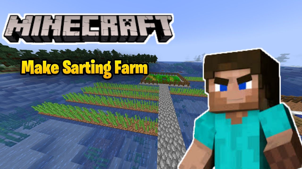 Make Farm in Minecraft in hindi || Minecraft Survival Series Part 3 in ...