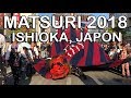 Matsuri en Ishioka, Japón. 2018