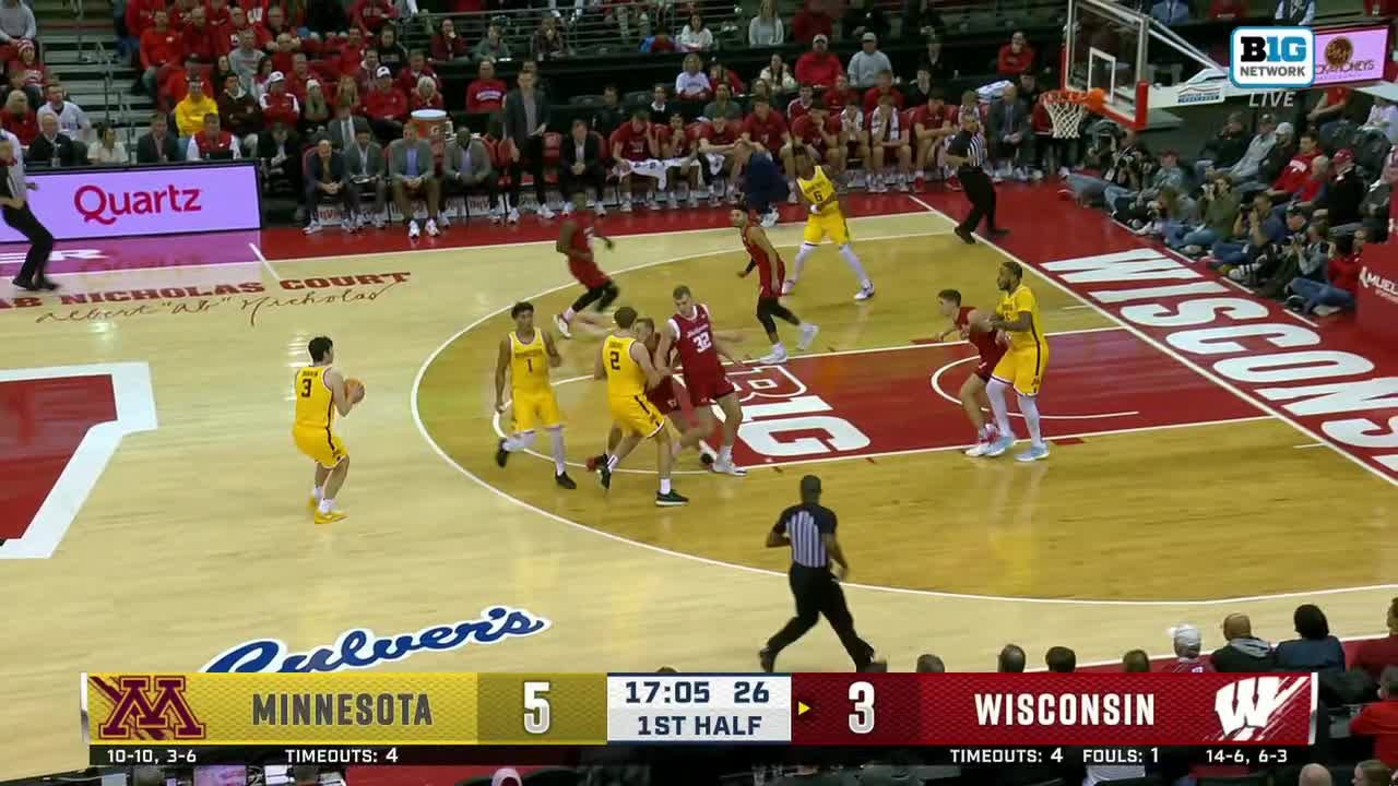 Minnesota Steals & Scores vs. Wisconsin | Minnesota Men's Basketball