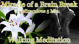 Powerful 5 Min. Walking Meditation– Perfect Recharge & Revitalization