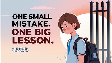 One Small Mistake. One Big Lesson | A1 Shadowing Practice