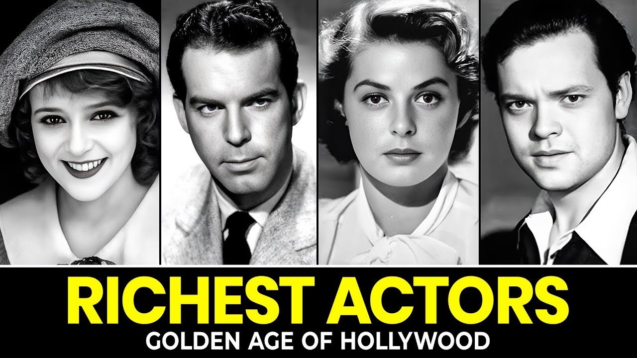 15 Richest Golden Age Hollywood Stars — Their Wealth Will Leave You Speechless!( Is Truly Shocking)