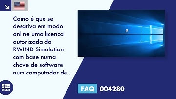 [EN] FAQ 004280 | Como é que se desativa em modo online uma licença autorizada do RWIND Simulatio...
