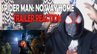 Reaction to - Spider-Man: No Way Home - Official Trailer CANT WAIT