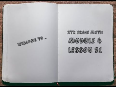 module 4 lesson 21 homework 5th grade