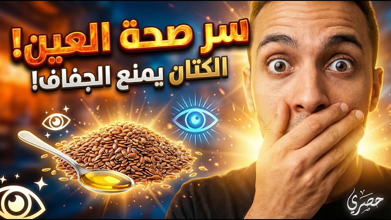 سر بذور الكتان وصحة العين: هل تمنحك حقاً رؤية جديدة وتنهي الجفاف؟