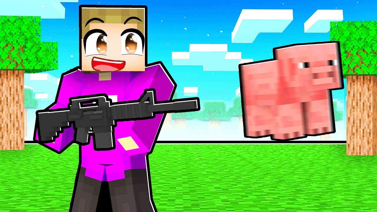 DOMSTE Minecraft Wapens TESTEN!