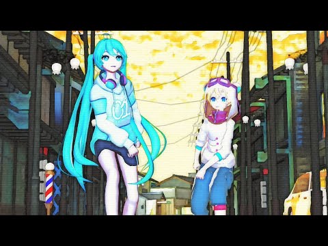 【MMD】夜もすがら君想ふ／傷つけあってまた愛し合うのさ