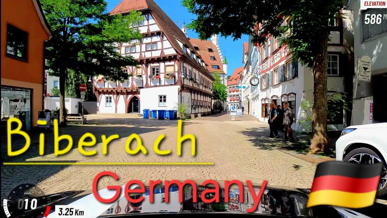 Driving in Biberach an der Riss Germany