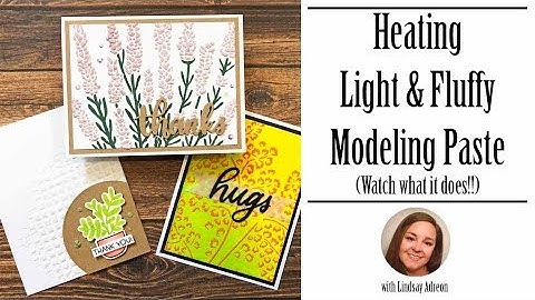 Heat Setting Light & Fluffy Modeling Paste