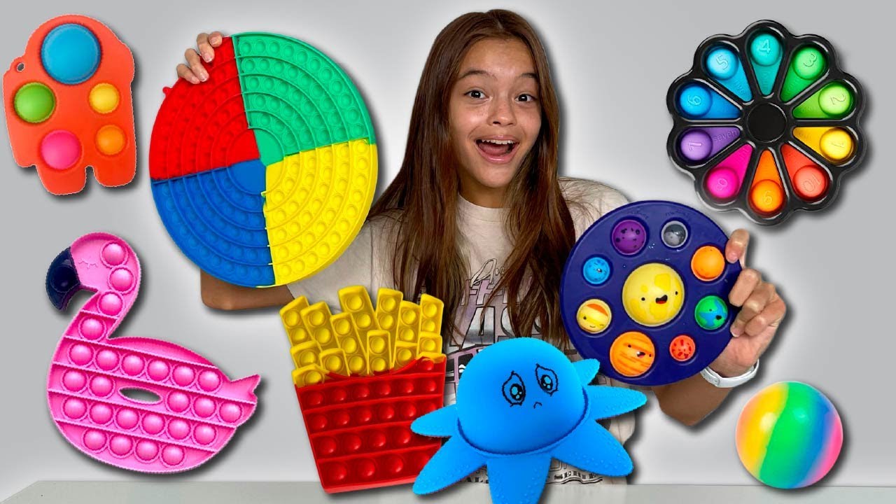 COMPRANDO E TESTANDO FIDGETS TOYS RAROS PARA VER SE BOIA OU AFUNDA