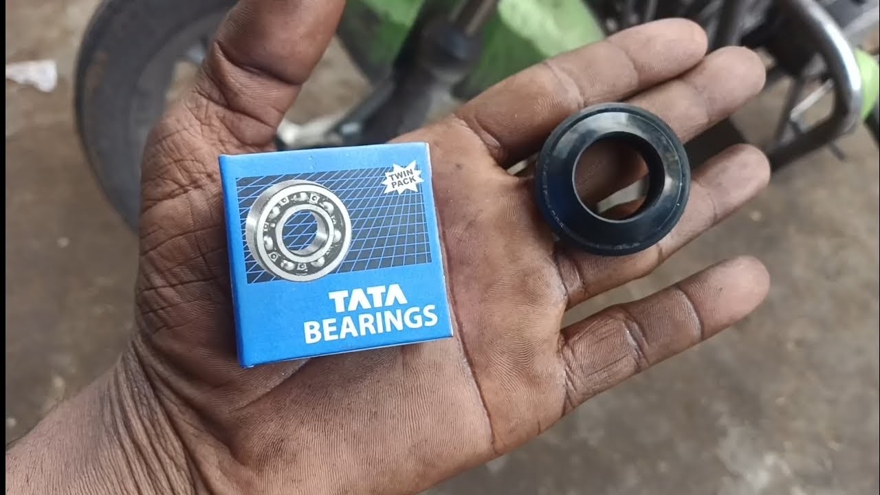 🏍️🛠️ new bearing aur chakka oil seal change Hero HF Deluxe
