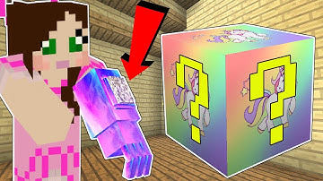 Minecraft: UNICORN LUCKY BLOCK!!! (*OVERPOWERED* RAINBOW GAUNTLET, MINI GUN, & MORE!) Mod Showcase