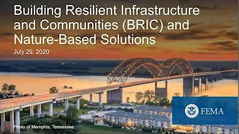 Webinar: Building Resilient Infrastructure and Communities (BRIC) and Nature-Based Solutions