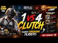 I DESTROYED Conqueror Players in Gun Game 😈 | 1v4 Clutch BGMI