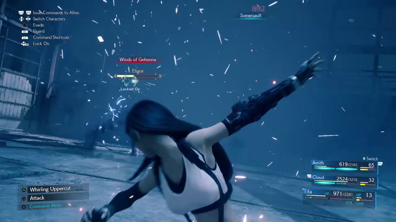Tifa Lockhart's Somersault Limit Break from FINAL FANTASY VII REMAKE