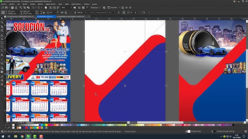 DISEÑO de Calendario 2021 para Impresión Herramientas Corte y Soldar CorelDRAW 2020 JuanKING